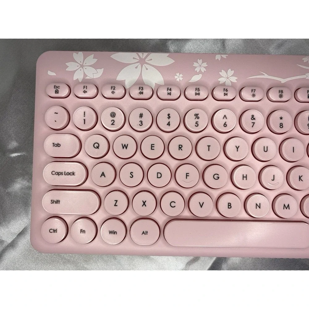 Pink Mytrix USB Wireless Keyboard - No USB Adapter - Parts Only Model KMCS01-1